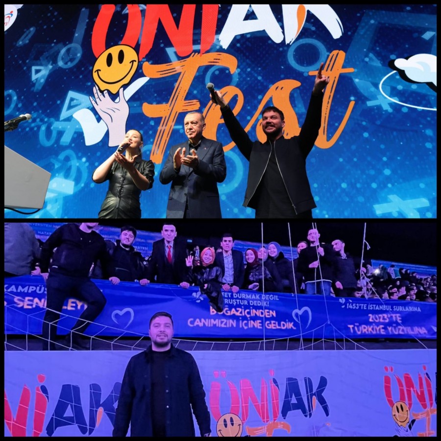 KÜ öğrencileri ÜniAK FEST'e katıldı;