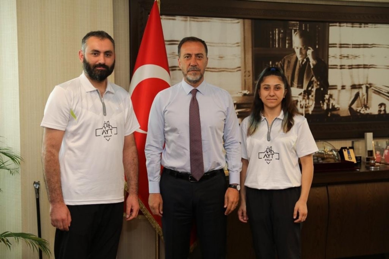 Şahanoğlu ve Çığlıoğlu'ndan Başkan Yılmaz'a ziyaret;