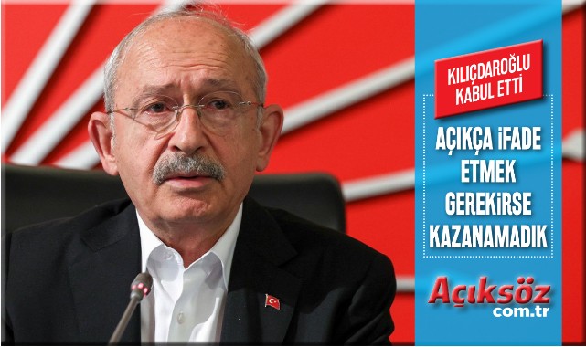 Kılıçdaroğlu: Değişimin önünü açacağım;