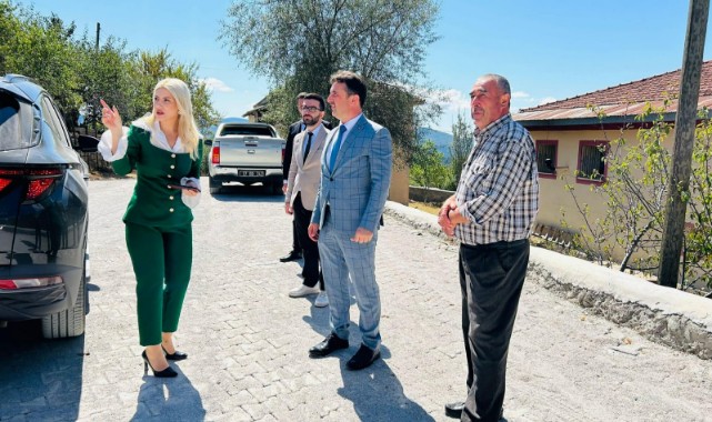 Kaymakam'dan yerinde inceleme;