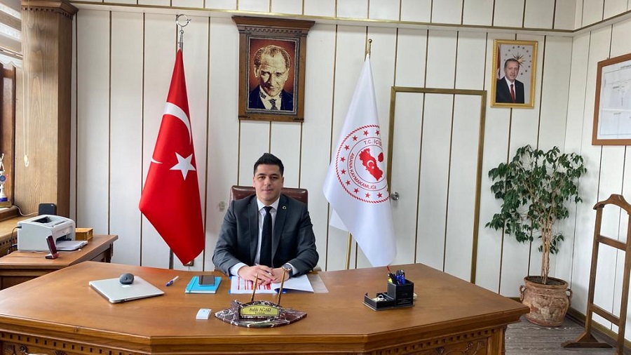 Abana'nın yeni Kaymakamı Ağar oldu;