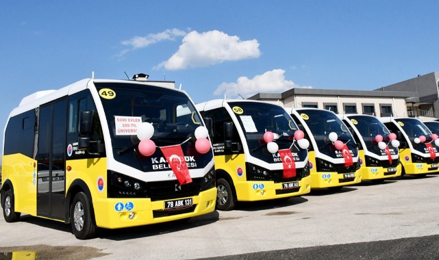 Karabük'e 60 toplu taşıma aracı daha;