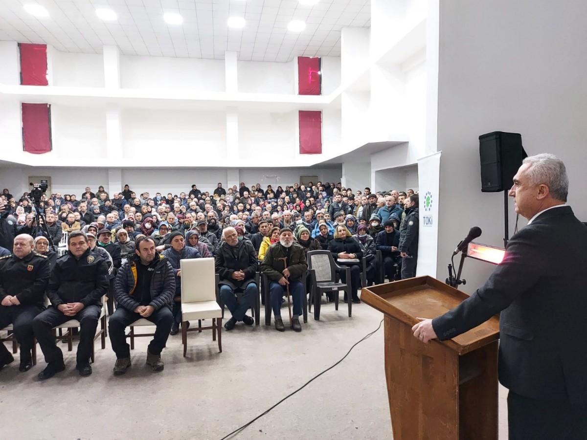 Bozkurt'ta 546 hak sahibi evine kavuştu;