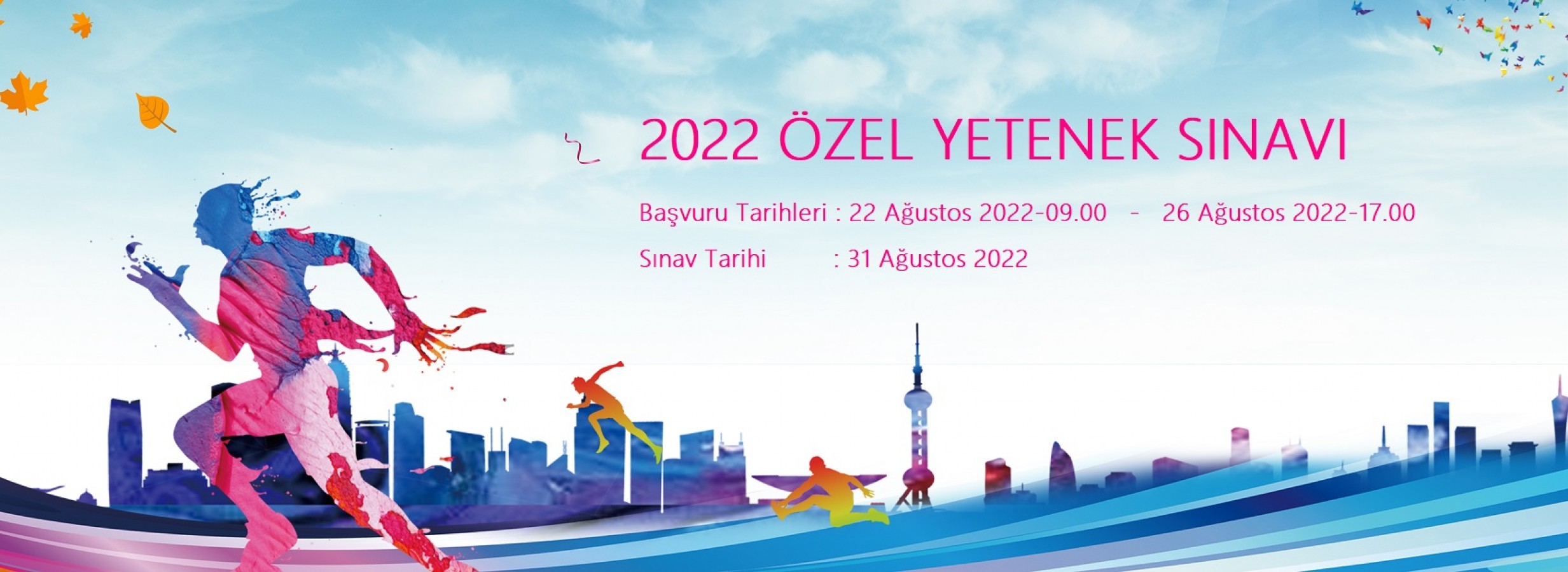 Spor Bilimleri Fakültesi özel yetenek sınavı 31 Ağustos’ta;