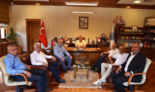 Başkan Çatal'a ziyaret;
