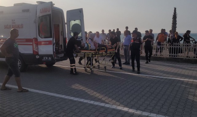 Motosiklet kazası...;