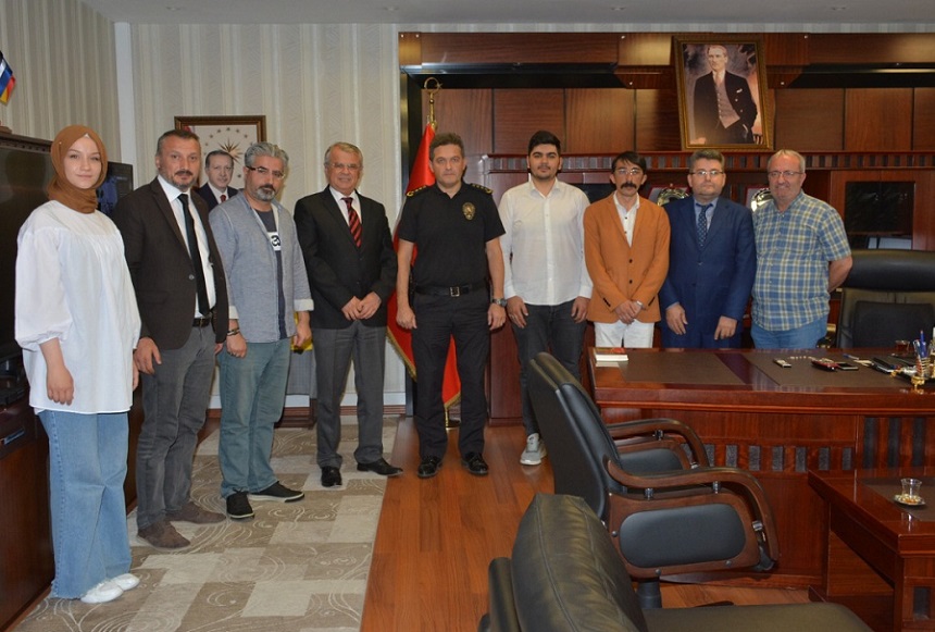 Emniyet Müdürü Ay, KGD yönetimini ağırladı;
