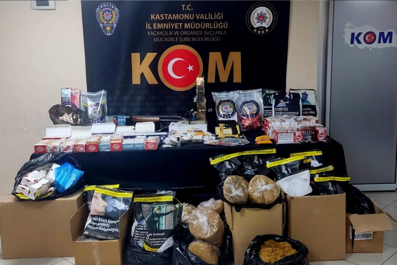 KOM’dan 45 ayrı adrese operasyon;