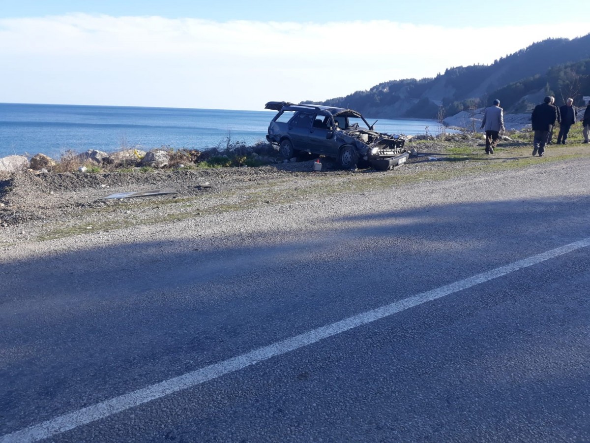 İnebolu'da kaza: 1 yaralı;