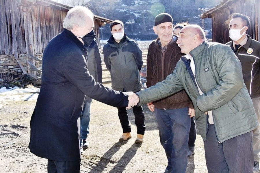 OBM'den yangınzedelere geçmiş olsun ziyareti;