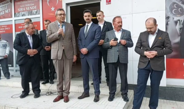MHP'li Çınar: '   ‘Birinci parti olma yolunda ilerliyoruz’