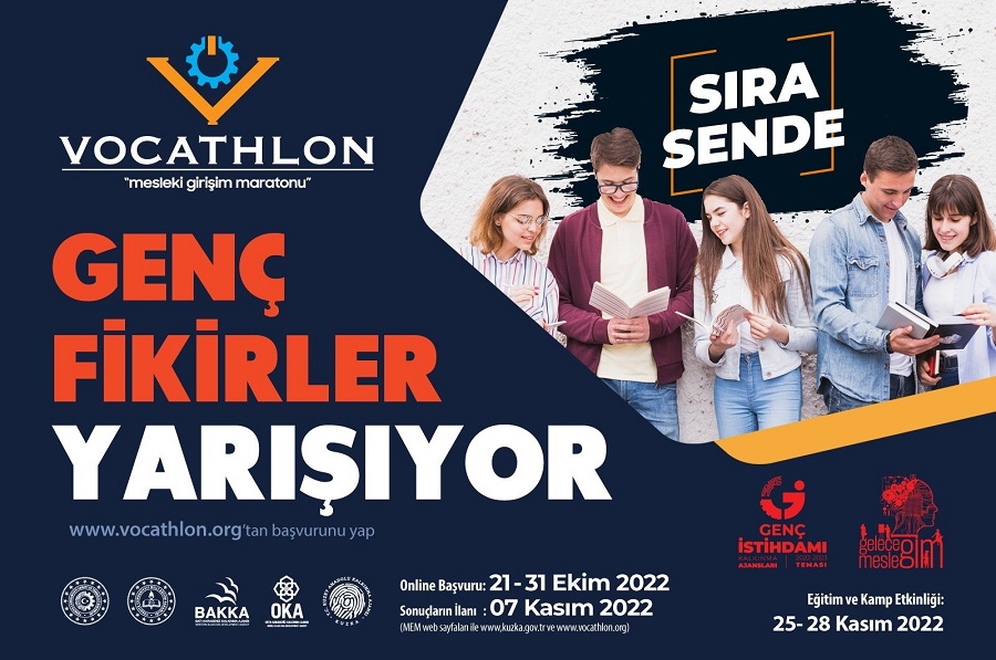 Vocathlon: Mesleki Girişim Maratonu başvuruları başlıyor;