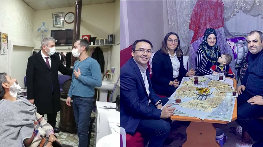 AK Parti sokakta, CHP ise evlerde...;