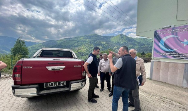 Küre'de BSK yol için inceleme;