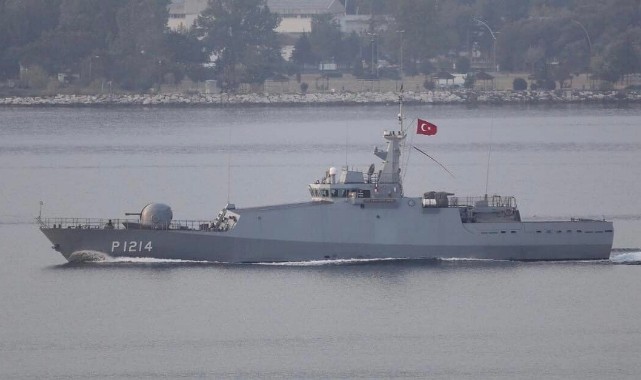 TCG Karadeniz Ereğli Gemisi İnebolu'da;