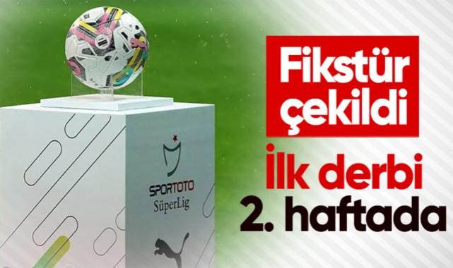 Süper Lig fikstürü belli oldu! İşte derbi haftaları;