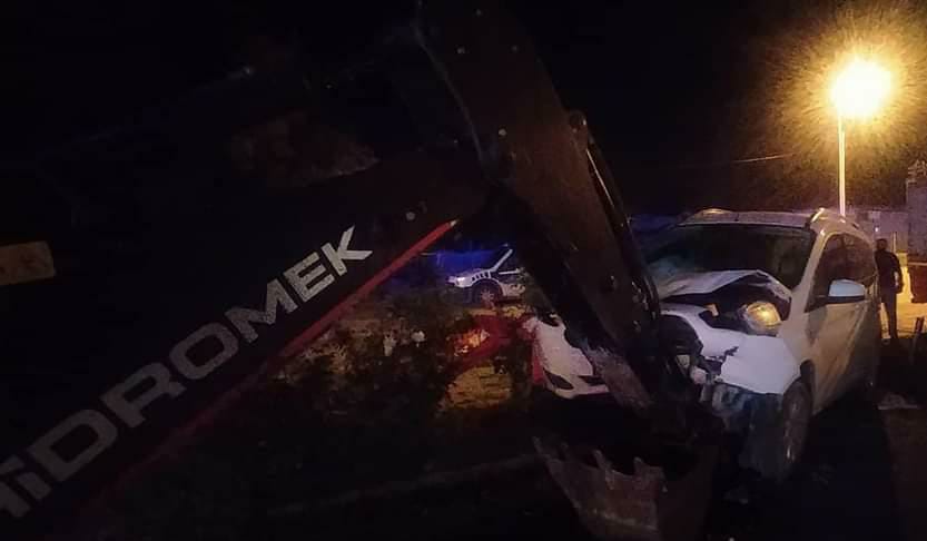 BENZİNLİK ÇEVRESİNDE KORKUTUCU KAZA!;