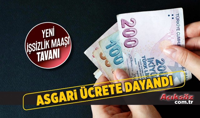 İşsizlik maaşı tavanı asgari ücrete dayandı!;