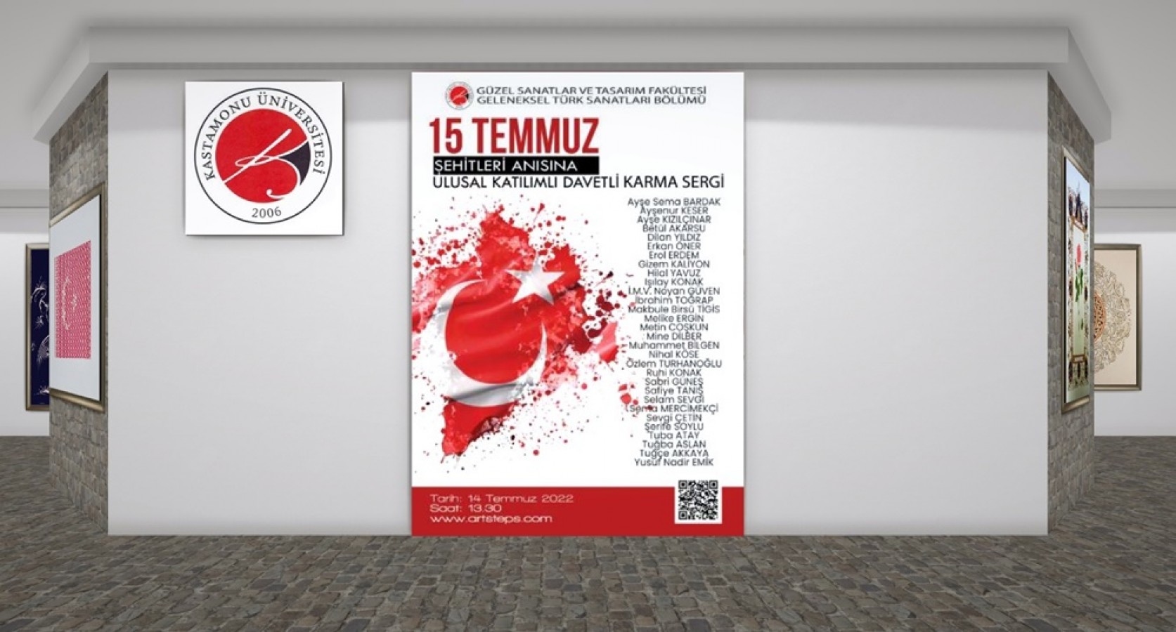 35 eser, çevrimiçi sergileniyor;
