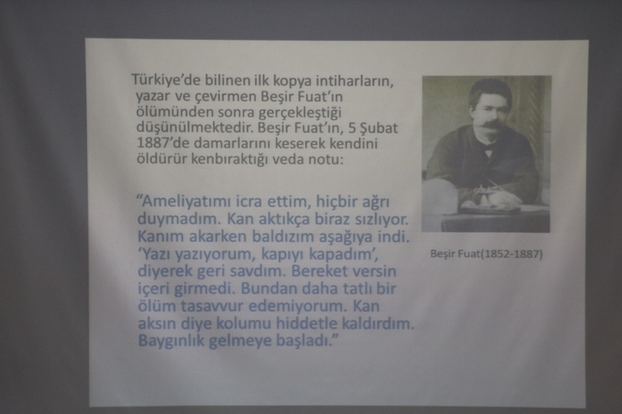 “Dünyada yılda 1milyon kişi intihar ediyor”;