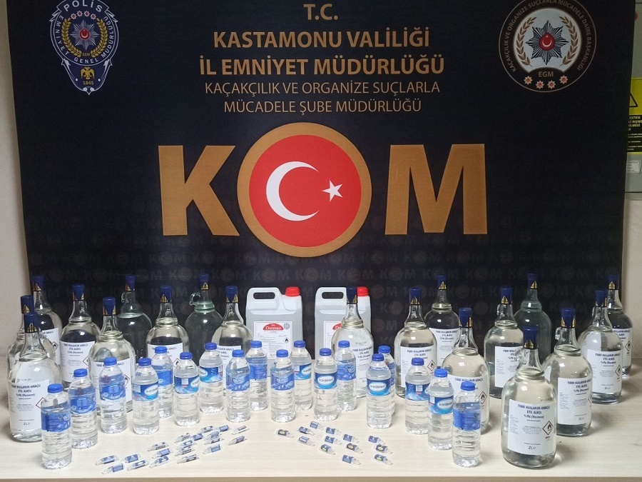 KOM’dan ‘sahte içki’ operasyonu;
