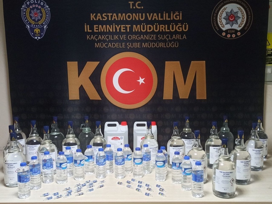 KOM’dan ‘sahte içki’ operasyonu