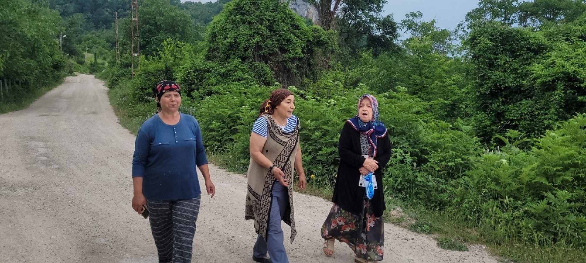 Mahallede dolaşıyorlar;