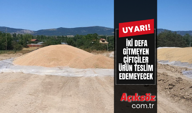 Kastamonu'da çiftçiler için önemli uyarı!