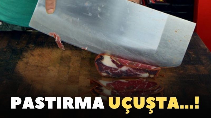 Kastamonu’da pastırma uçuyor!;