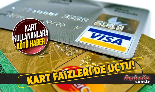 Faiz kararı sonrası, kredi kartı hamlesi;