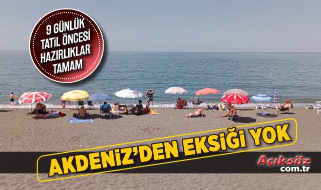 Batı Karadeniz sahilleri bayrama hazır;