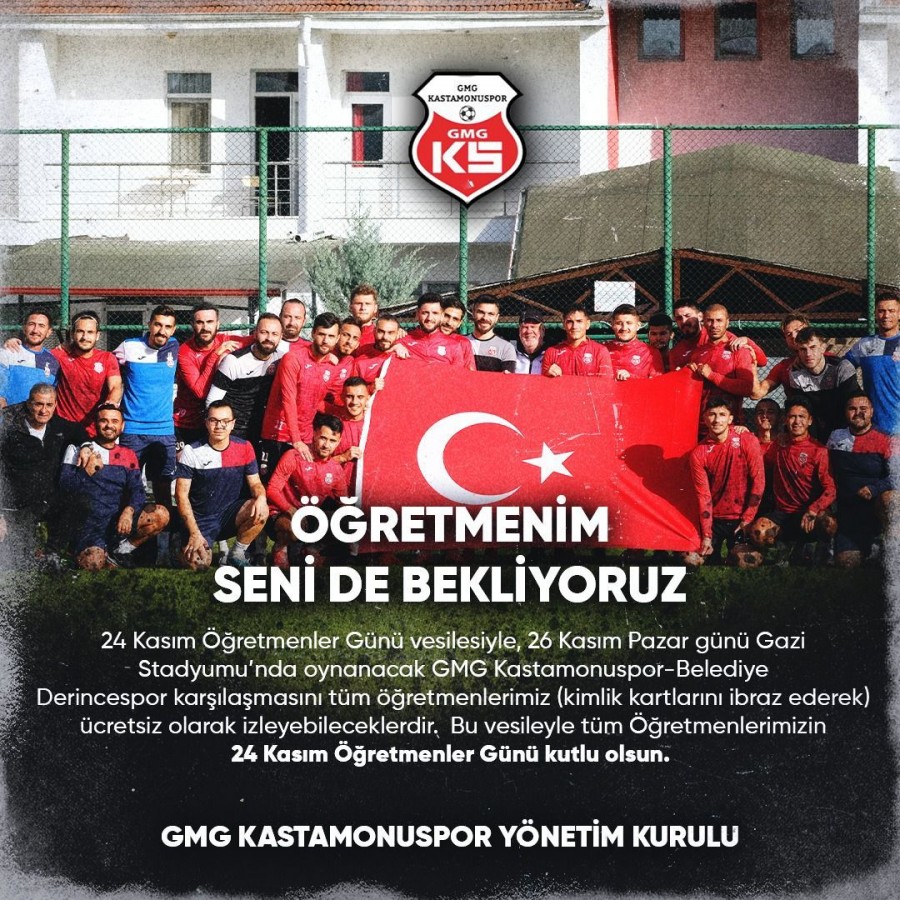 KSK’dan öğretmenlere '24 kasım' jesti...