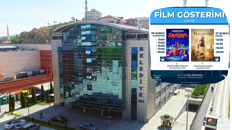 Kastamonu Belediyesi film gösterimlerini sürdürüyor