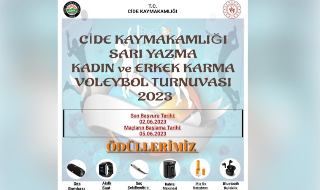 Ödüllü Voleybol Turnuvası;