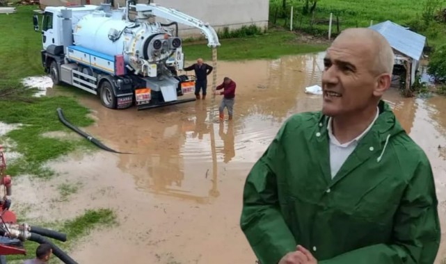 Devrekani teyakkuzda! Evleri su bastı...;