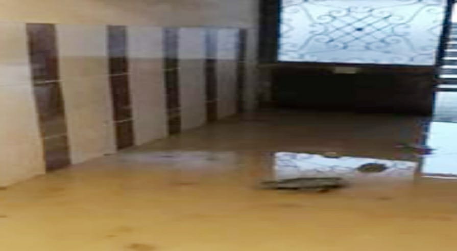 Evleri su bastı!;