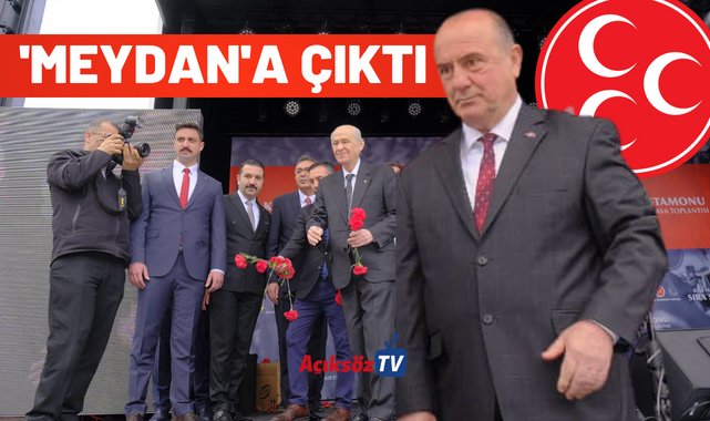 MHP’nin üçüncü sıra adayı mitingde ortaya çıktı;