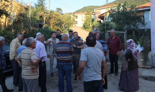 Çalışmaları yerinde inceledi;