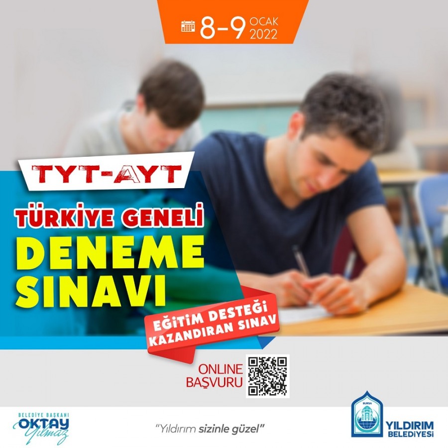 Yıldırım’dan Türkiye geneli deneme sınavı