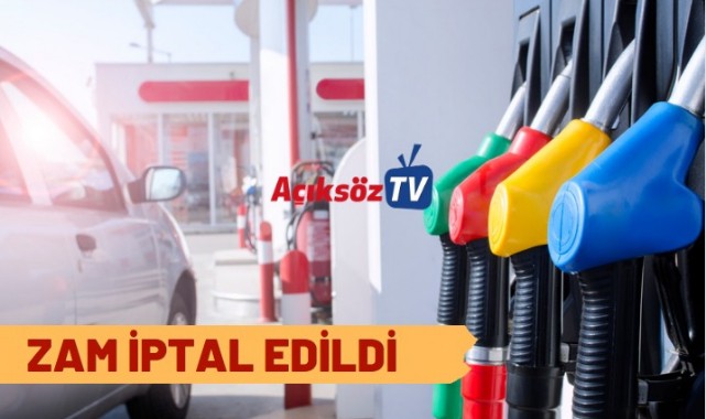 Beklenen zam iptal oldu;