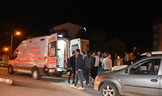 Hafif ticari aracın çarptığı yaya yaralandı;
