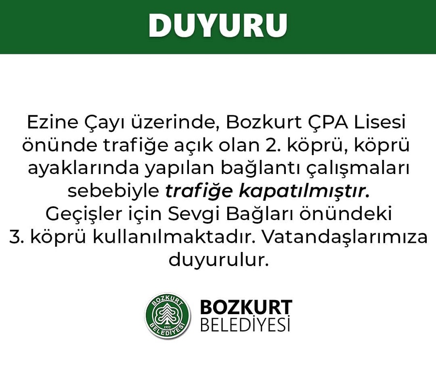 2. köprü trafiğe kapatıldı;