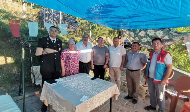 Kaymakamdan şehit ailesine ziyaret;