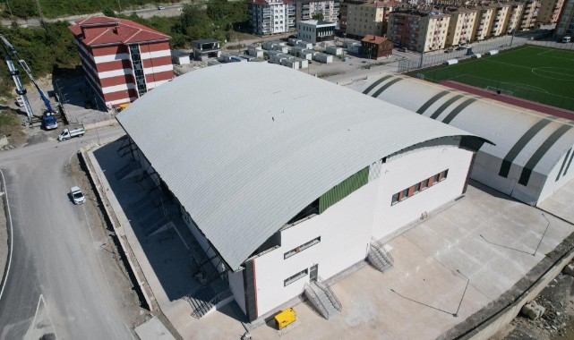 500 kişilik spor salonu Eylülde açılıyor;
