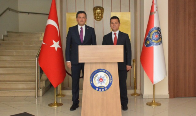 Rektör Topal, Emniyet Müdürü Ay'ı ziyaret etti;