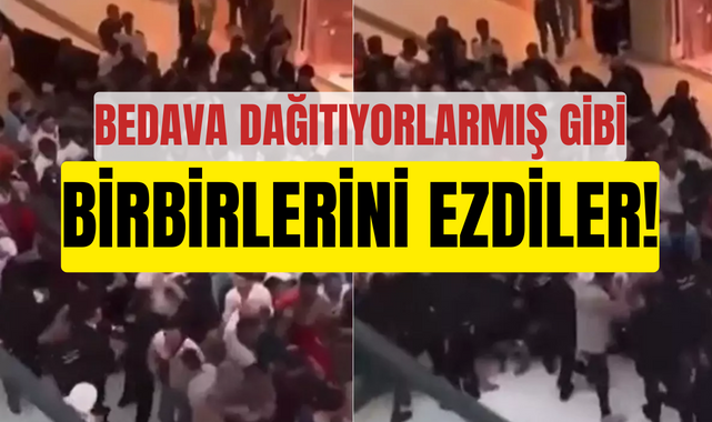 Bedava dağıtıyorlarmış gibi birbirlerini ezdiler!;
