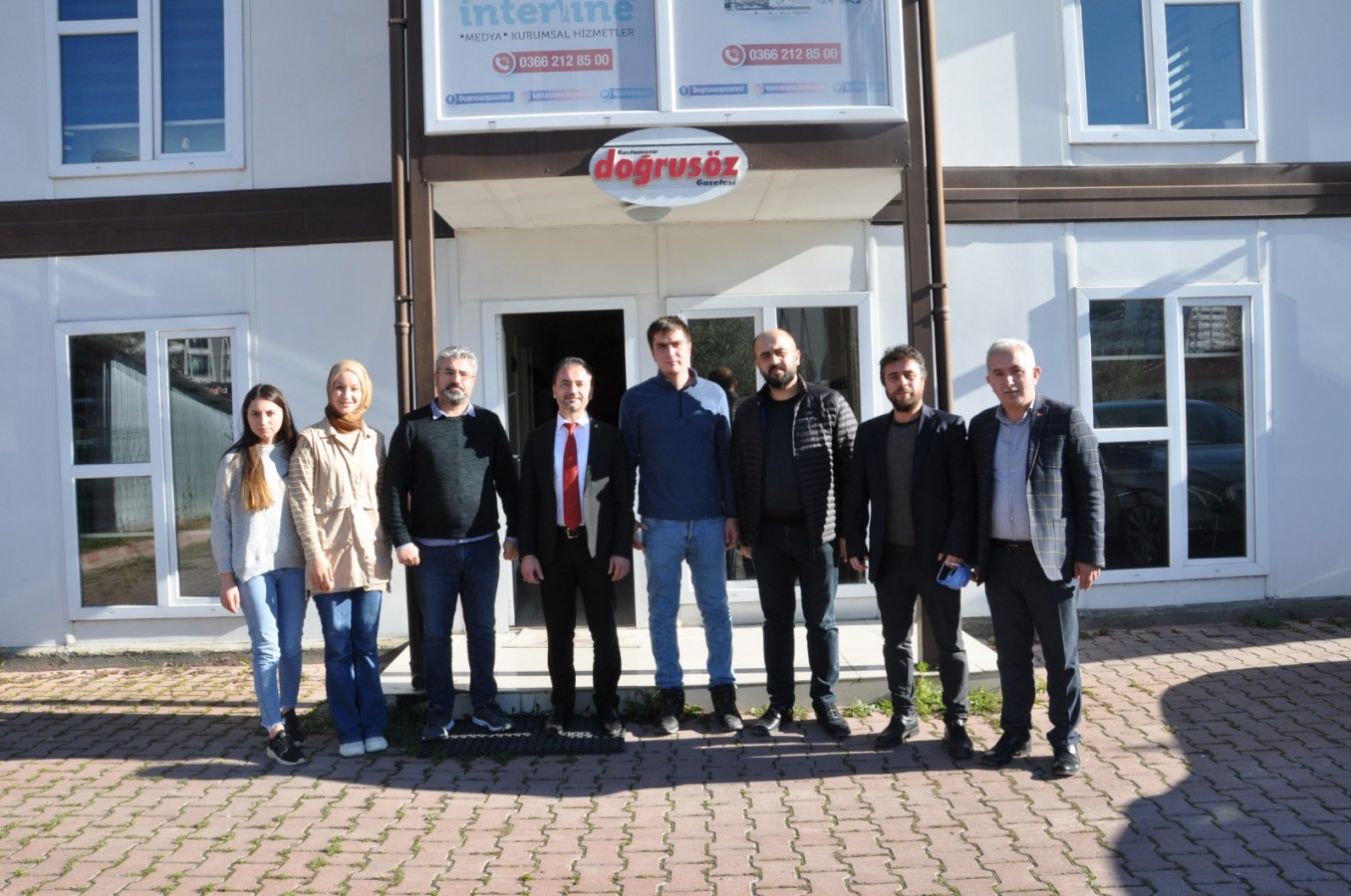 AK Parti Merkez İlçe'den yerel basına ziyaret;