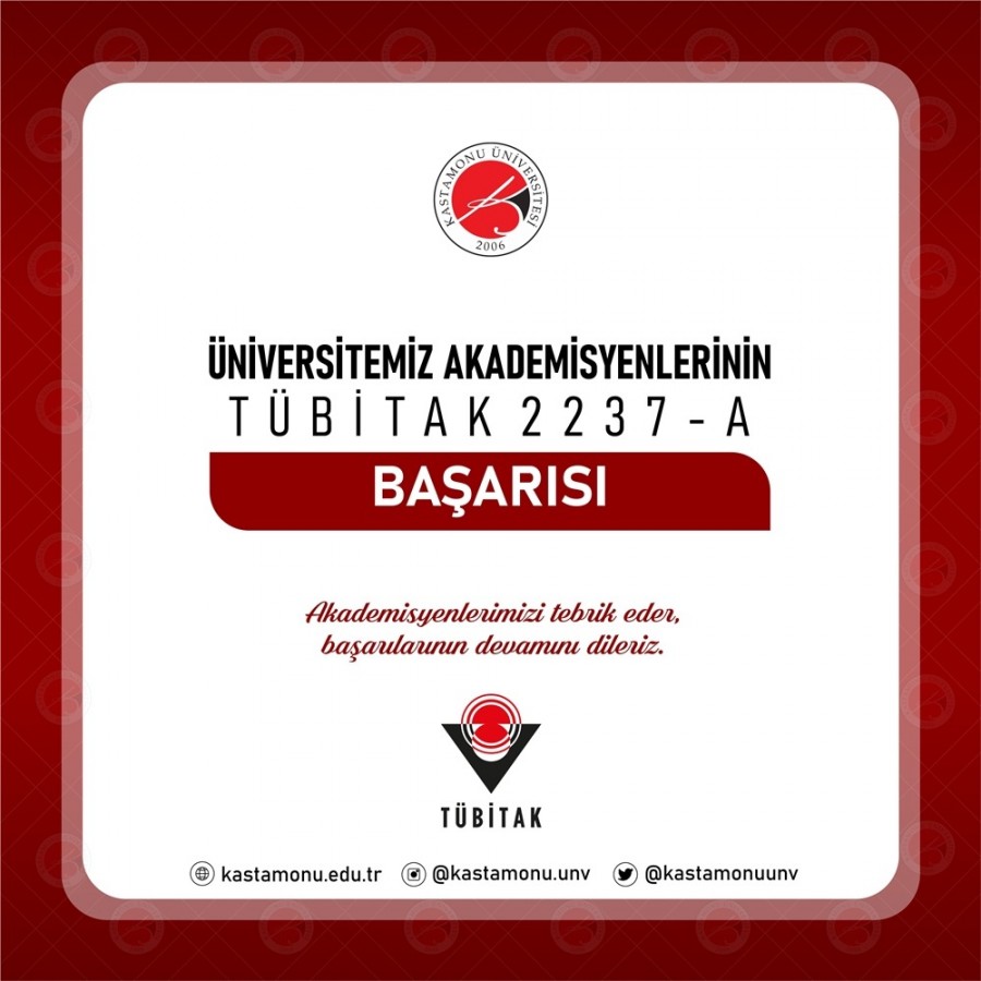 KÜ akademisyenlerinden TÜBİTAK 2237-A başarısı;