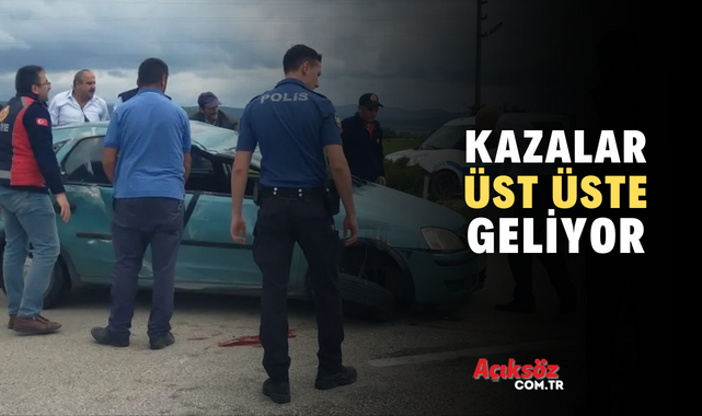 Otomobil takla attı: 2 yaralı;