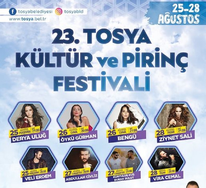 Pirinç Festivali sanatçıları belli oldu;